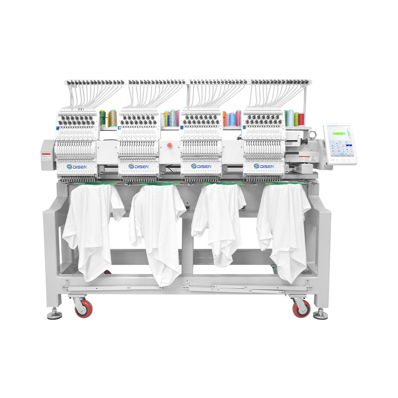 DS-1504 جهاز تطريز الكمبيوتر 4 رؤساء تي شيرت قبعة التطريز