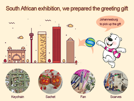 South African exhibition, we prepared the greeting gift.jpg