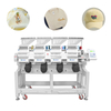 DS-1504 جهاز تطريز الكمبيوتر 4 رؤساء تي شيرت قبعة التطريز