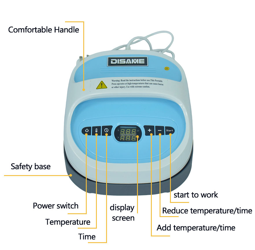 آلة الضغط الحراري - عرض التفاصيل - 